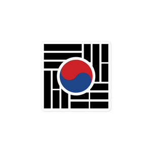 "Korean flag" Bubble-free stickers