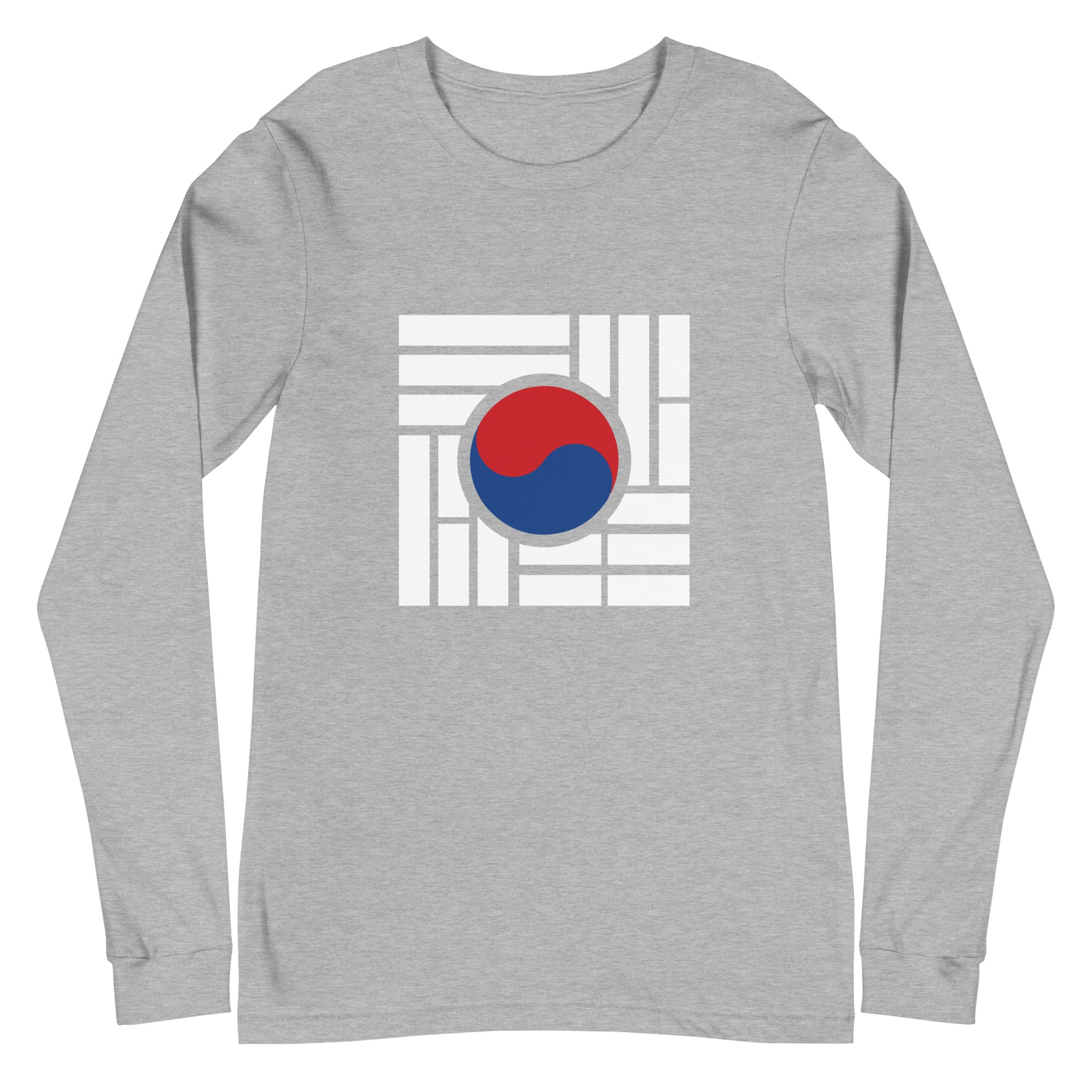 "Korean Flag" Unisex Long Sleeve Tee