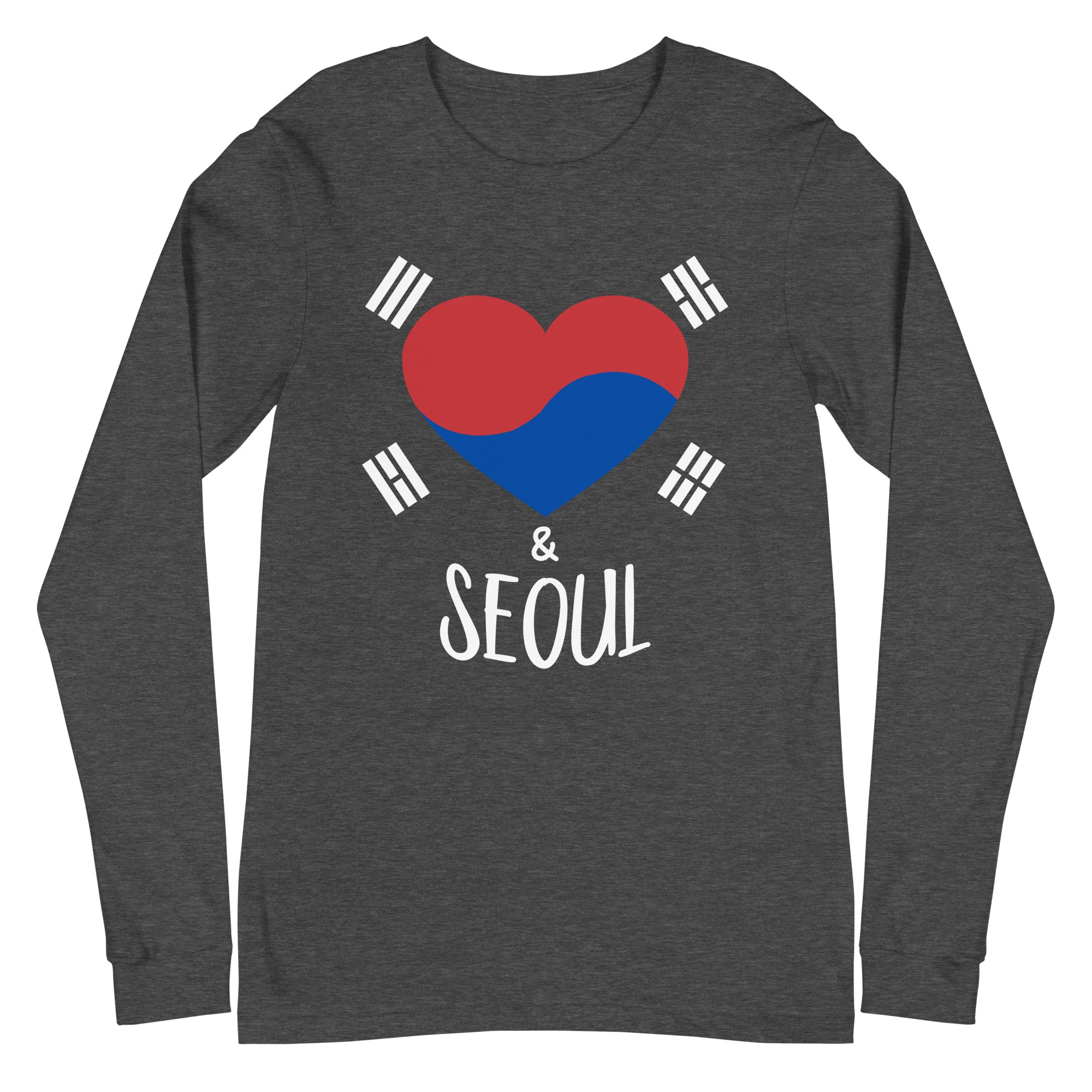 "Heart & Seoul" Unisex Long Sleeve Tee