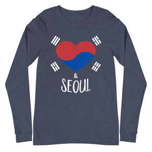 "Heart & Seoul" Unisex Long Sleeve Tee