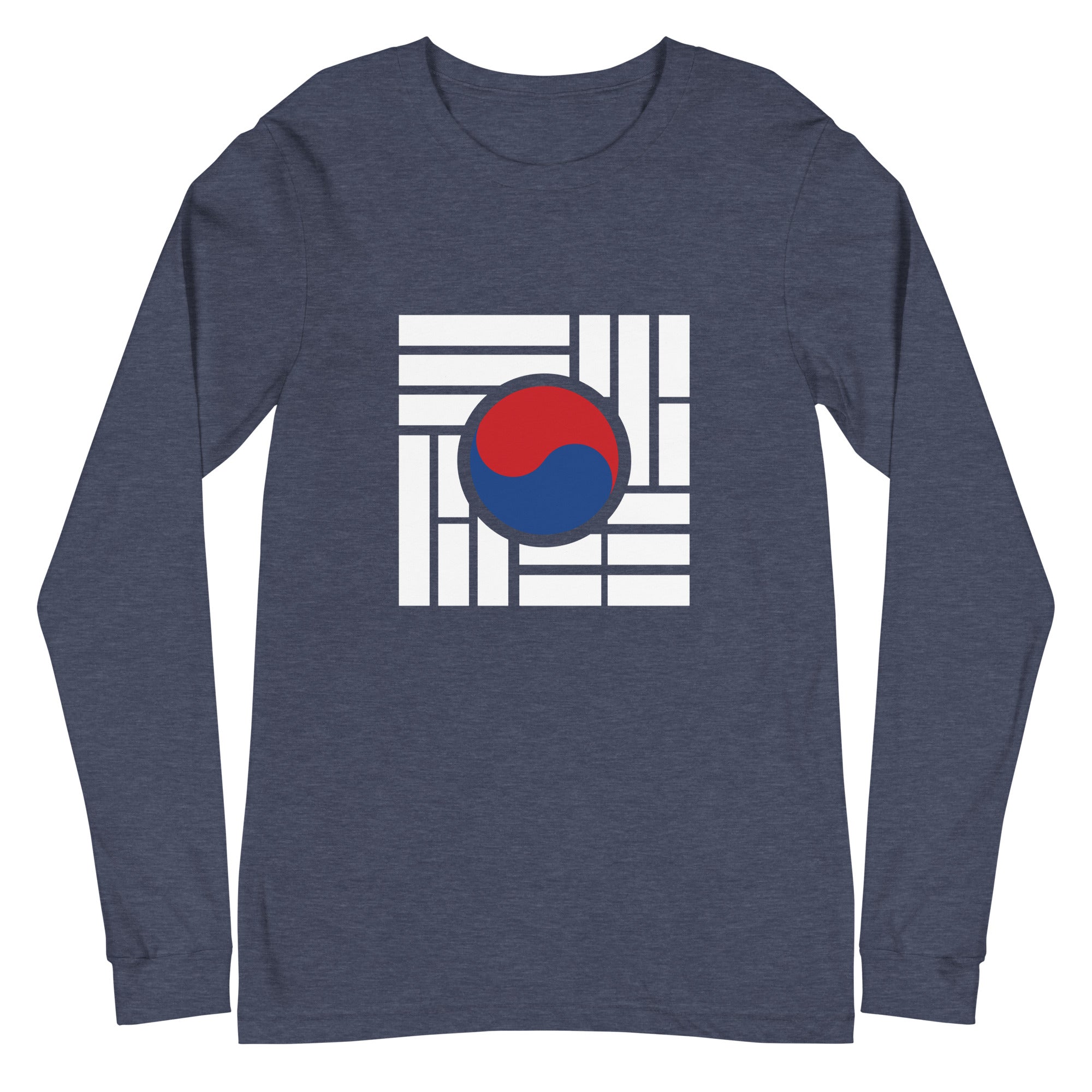 "Korean Flag" Unisex Long Sleeve Tee