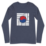 Load image into Gallery viewer, &quot;Korean Flag&quot; Unisex Long Sleeve Tee
