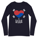 Load image into Gallery viewer, &quot;Heart &amp; Seoul&quot; Unisex Long Sleeve Tee
