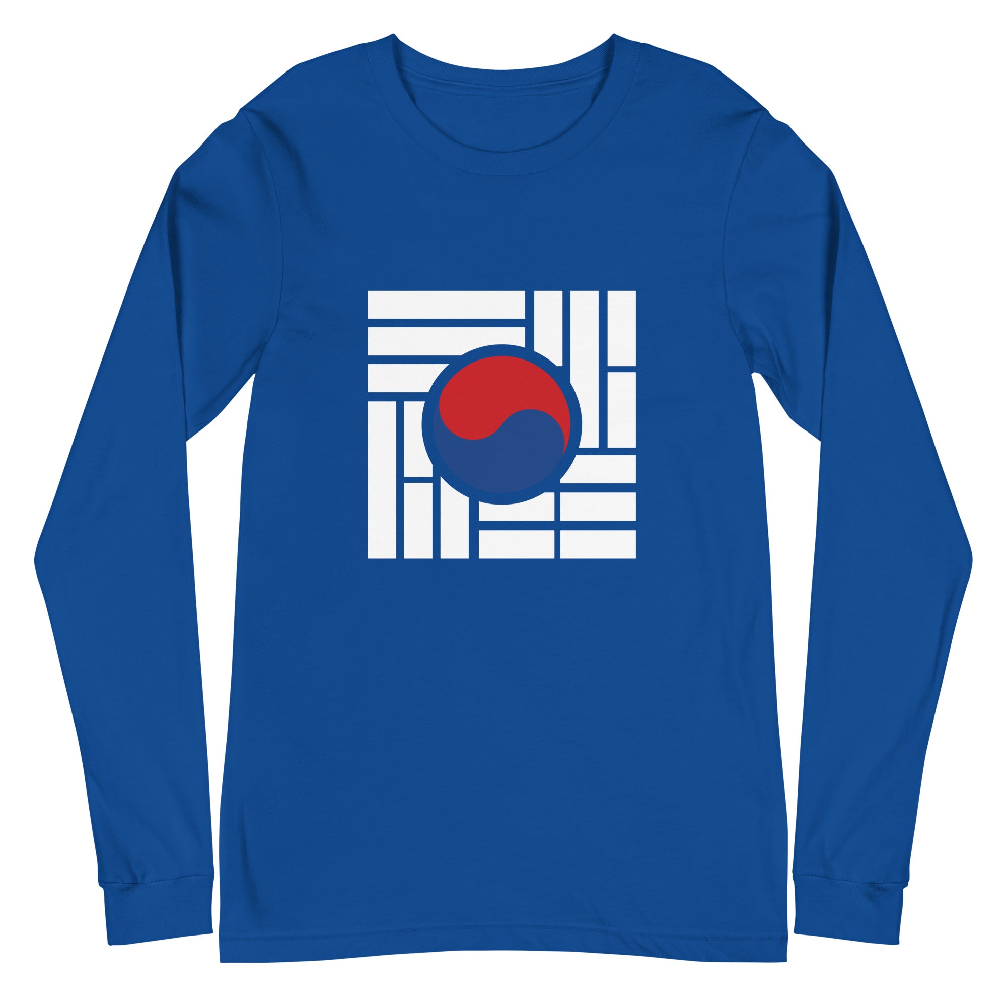 "Korean Flag" Unisex Long Sleeve Tee