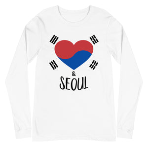 "Heart & Seoul" Unisex Long Sleeve Tee