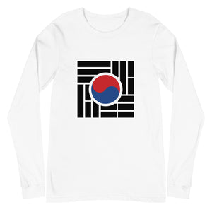 "Korean Flag" Unisex Long Sleeve Tee