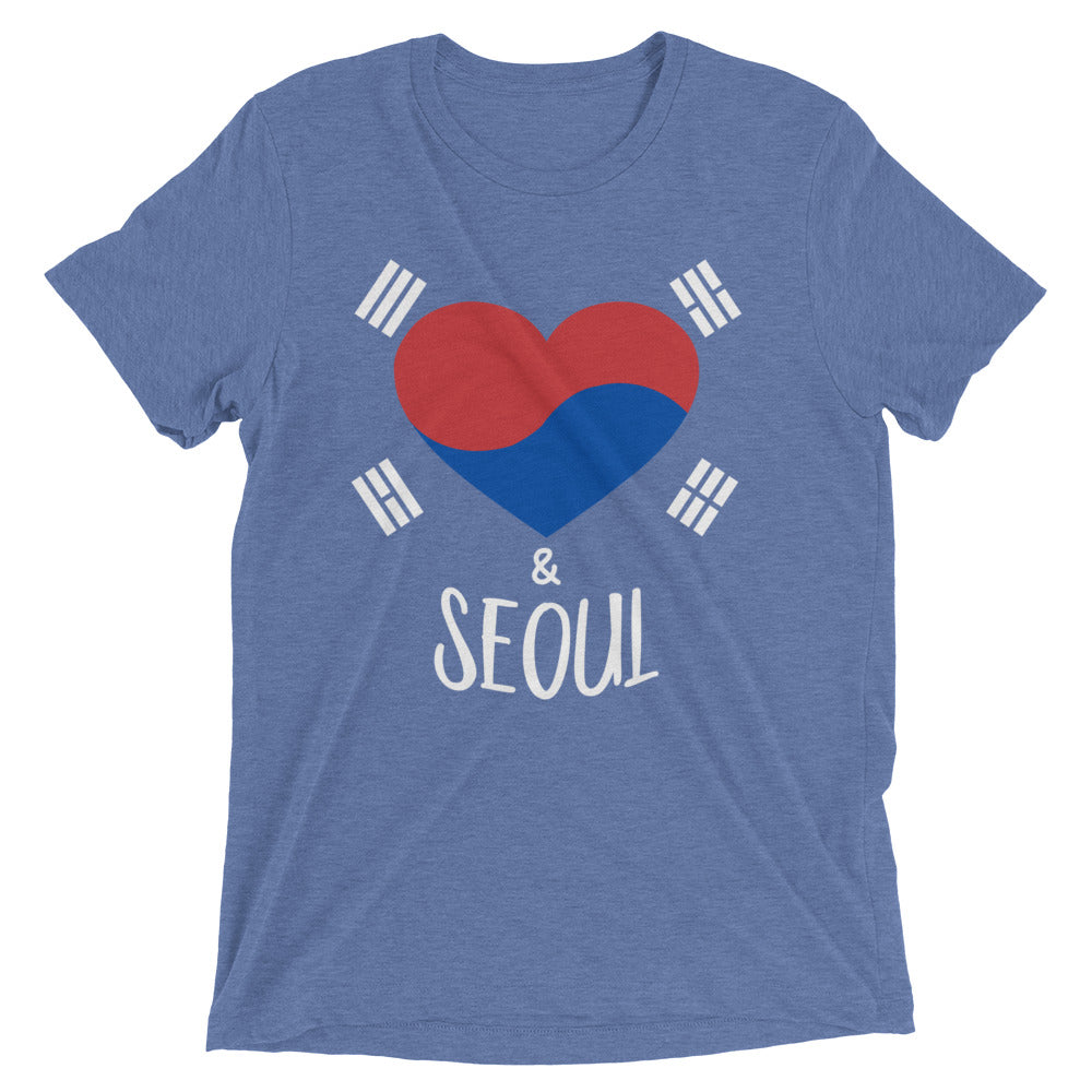 "Heart & Seoul" Short sleeve Korean t-shirt