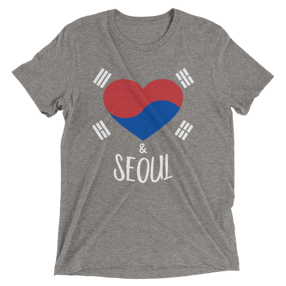 "Heart & Seoul" Short sleeve Korean t-shirt