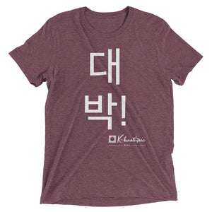 "Awesome!" Short sleeve Korean t-shirt