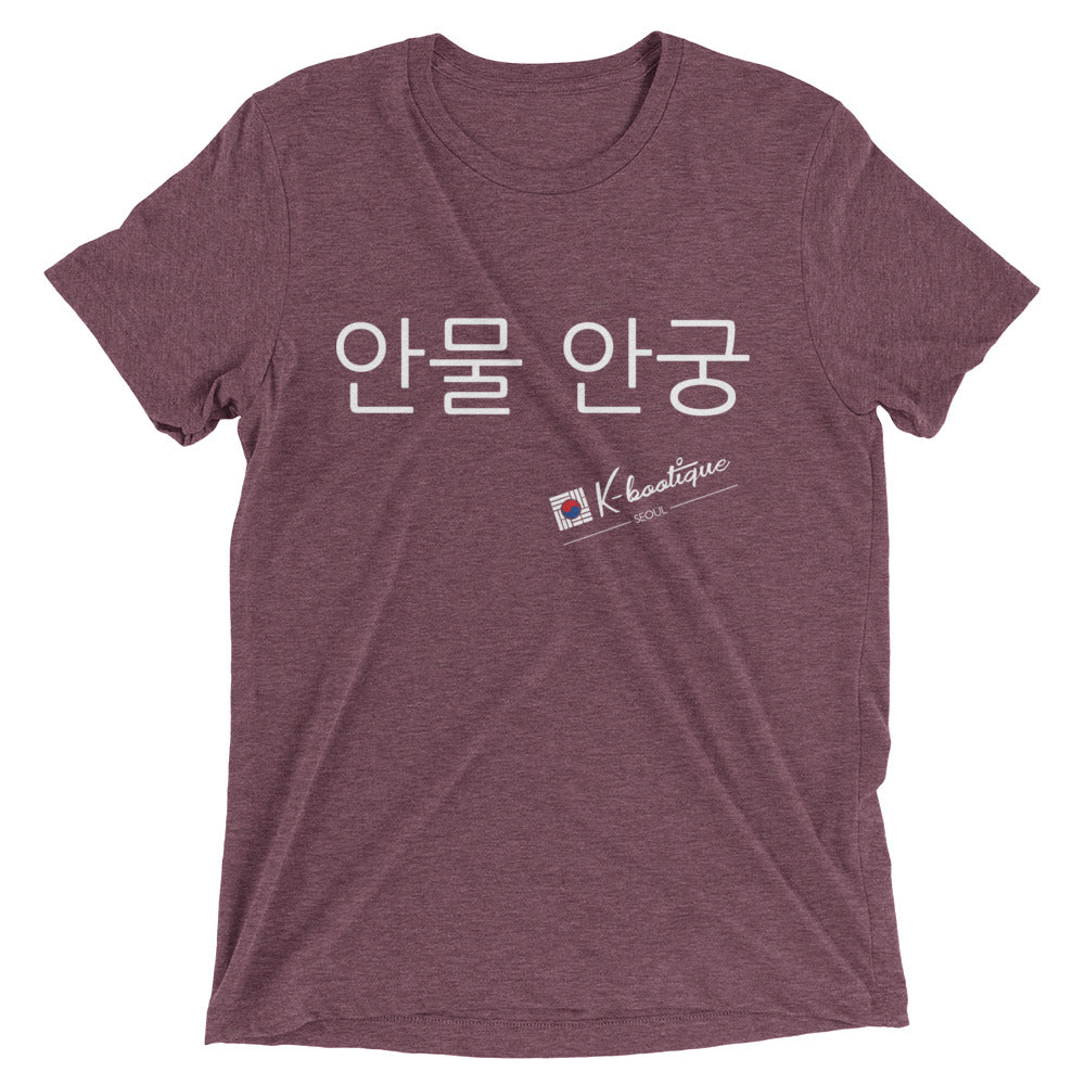 "Didn't ask, Don't care" Short sleeve Korean t-shirt