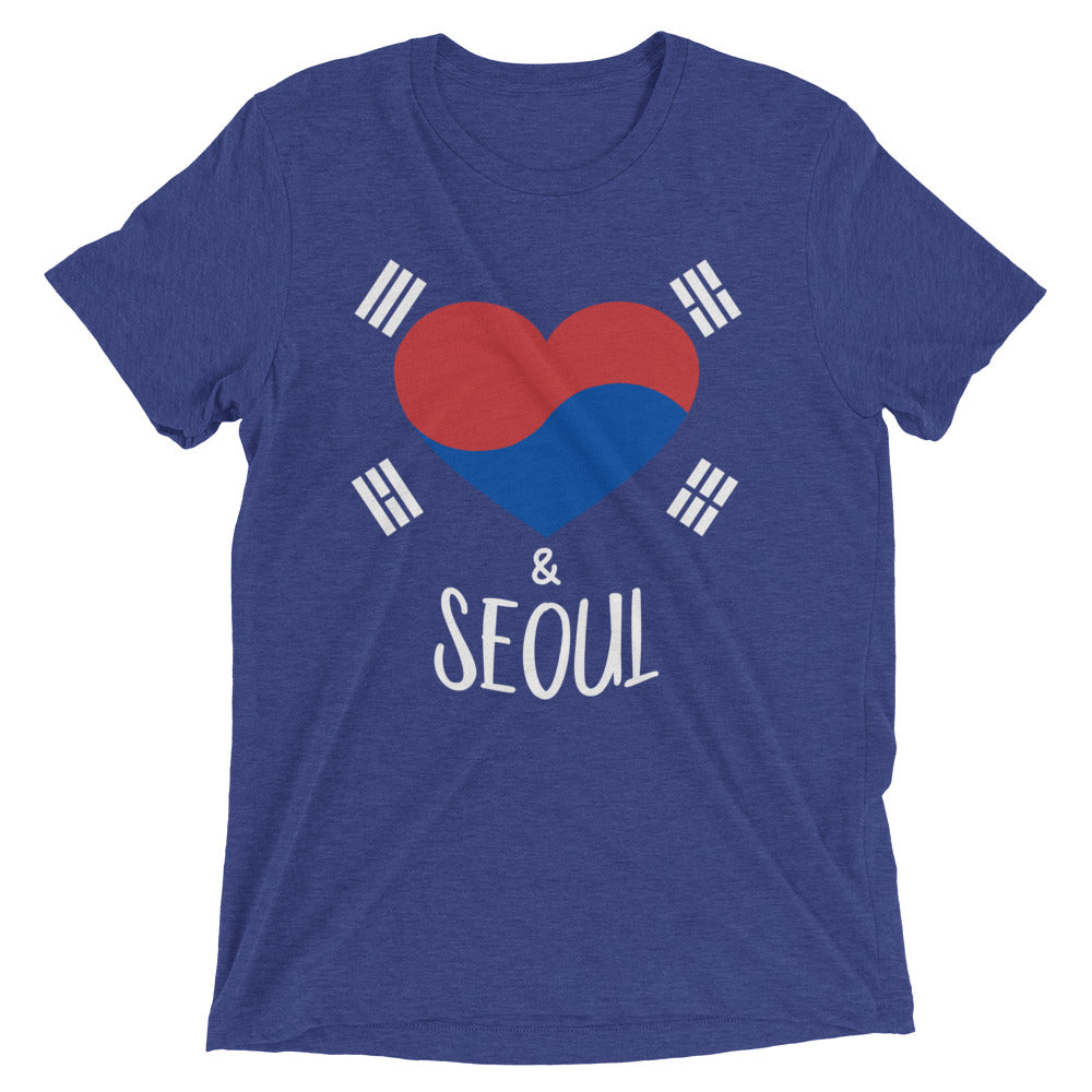 "Heart & Seoul" Short sleeve Korean t-shirt