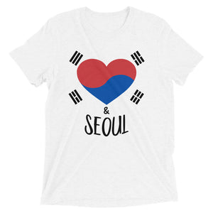 "Heart & Seoul" Short sleeve Korean t-shirt