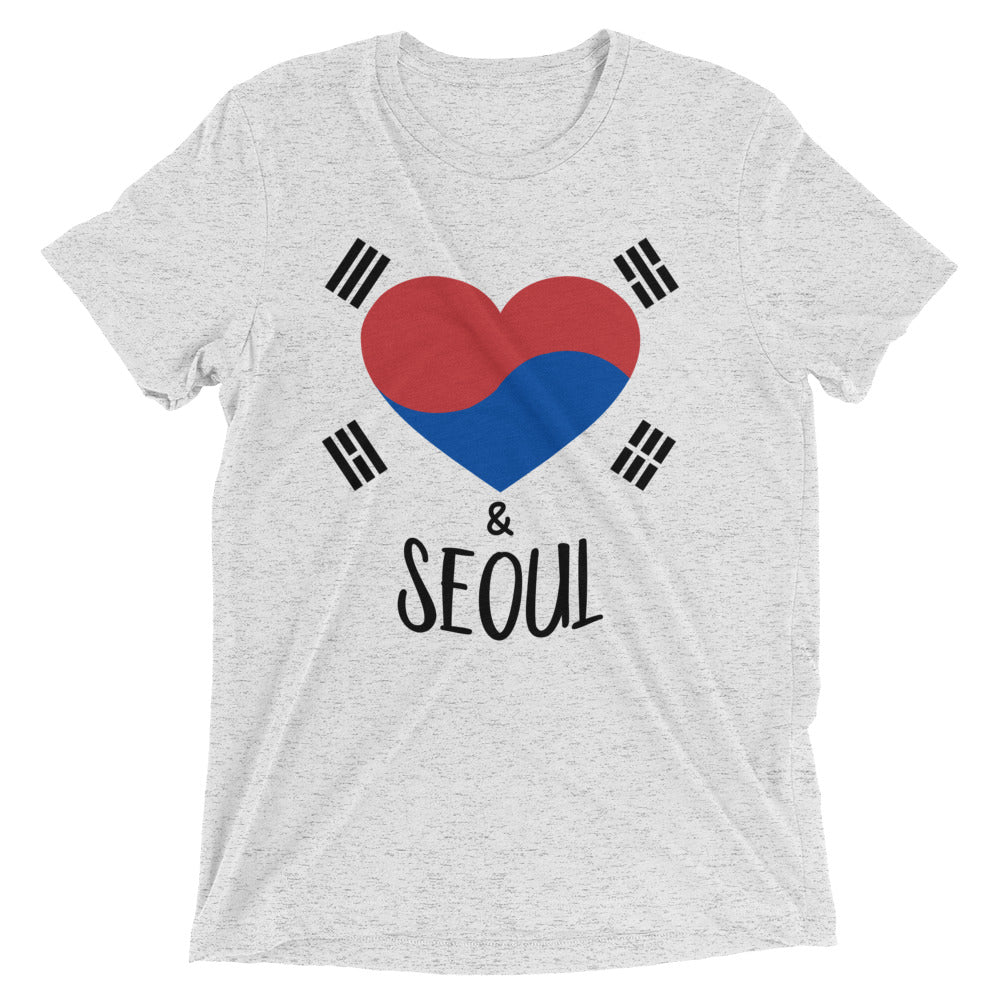 "Heart & Seoul" Short sleeve Korean t-shirt